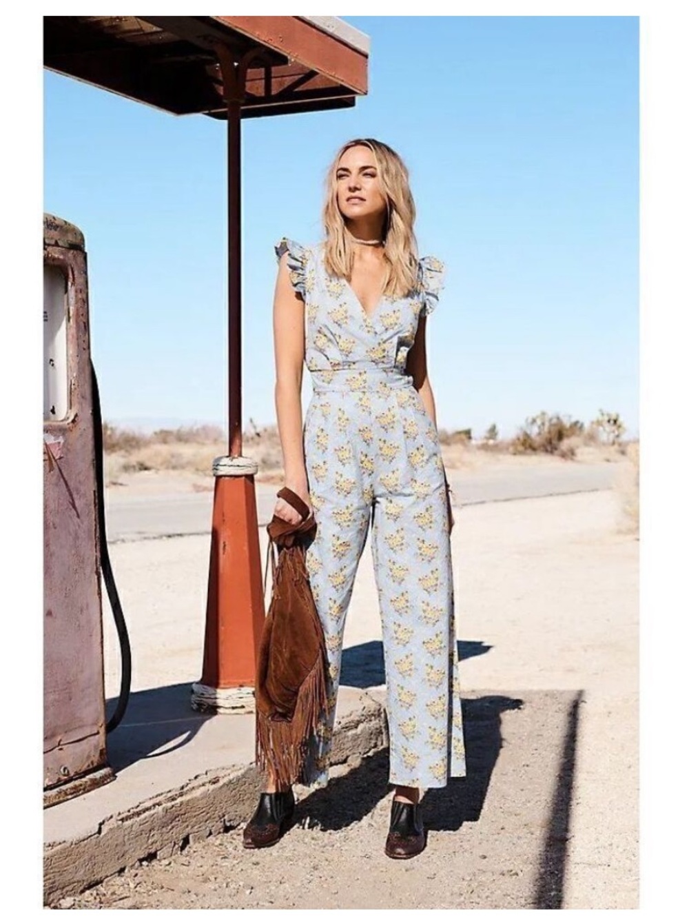 Happy x Nature by Kate Hudson floral jumpsuit Sz 4
